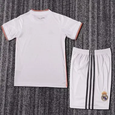 13-14 Retro Kids Real Madrid Home Kit