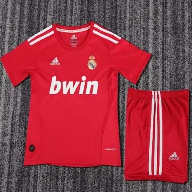 11-12 Retro Kids Real Madrid Second Away Kit