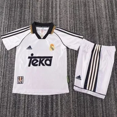 1998-00 Retro Kids Real Madrid Home Kit