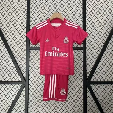 14-15 Retro Kids Real Madrid Second Away Kit