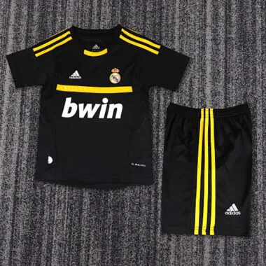 11-12 Retro Kids Real Madrid Goalkeeper Kit