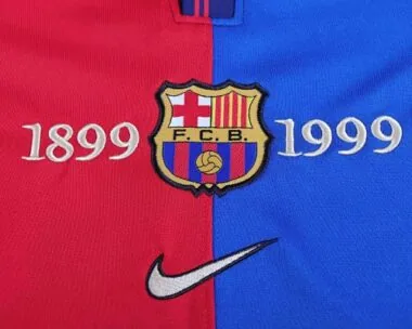 1899-1999 Retro Kids Barcelona Centenary Kit