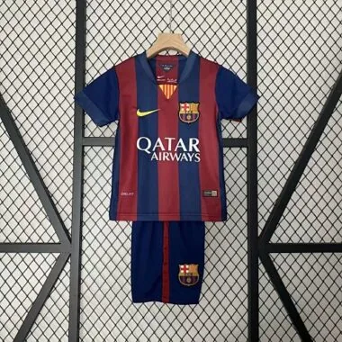 14-15 Retro Kids Barcelona Home Kit
