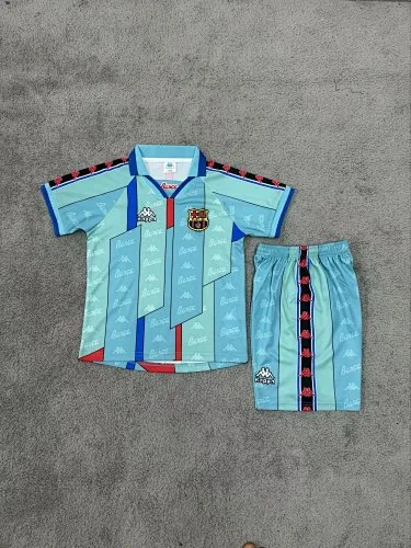 96-97 Retro Kids Barcelona Away Kit
