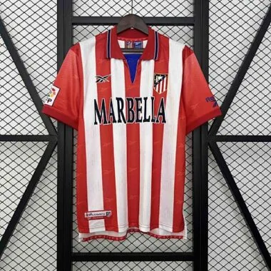 1998-99 Retro Atletico Madrid Home S-XXL