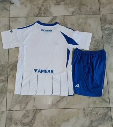 24-25 Real Zaragoza Home Kids Soccer Jerseys Yupoo