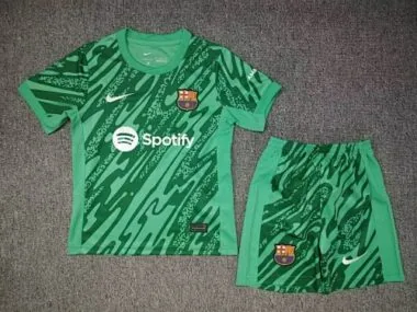 24-25 Barcelona Goalkeeper Kids Soccer Jerseys Yupoo
