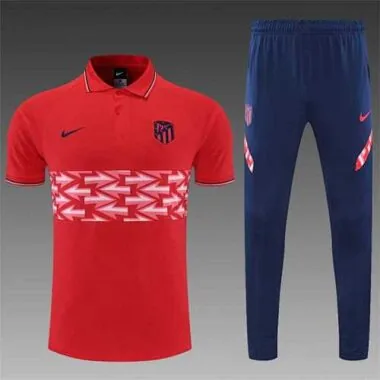 Atletico Madrid Polo red chest print