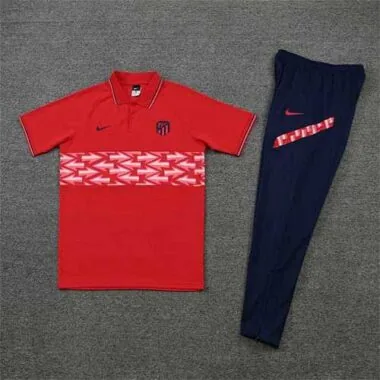 Atletico Madrid Polo red chest print