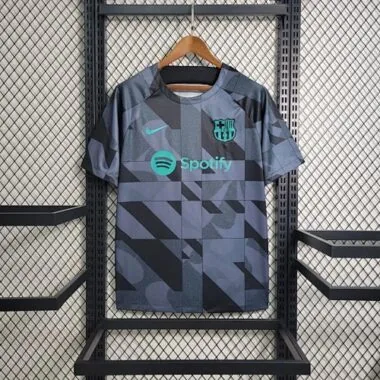 2023/24 Barcelona training Black Cheap Soccer Jerseys