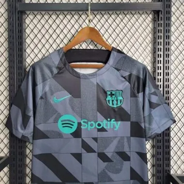 2023/24 Barcelona training Black Cheap Soccer Jerseys