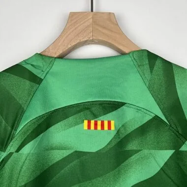 23-24 Barcelona Kids goalkeeper green size 16-28
