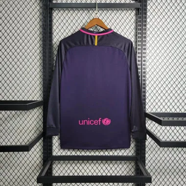 16-17 Retro Long Sleeve Barcelona S-XXL Cheap Soccer Jerseys