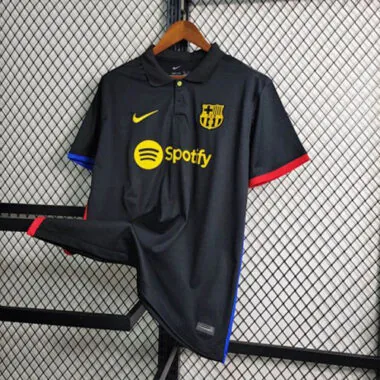 POLO Barcelona black Cheap Soccer Jerseys