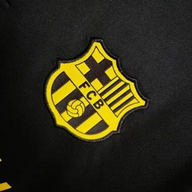 POLO Barcelona black Cheap Soccer Jerseys