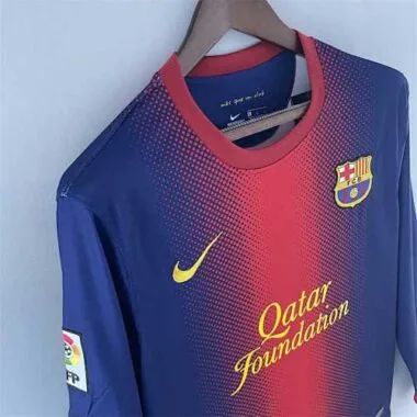 12-13 Barcelona home long sleeve