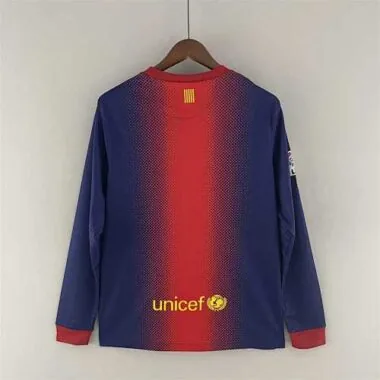 12-13 Barcelona home long sleeve