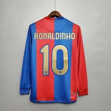 06-07 Barcelona home long sleeve