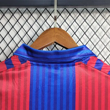 91-92 Barcelona home Long Sleeve