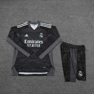 21-22 Real Madrid black goalkeeper long sleeve