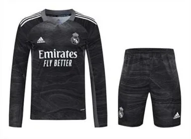 21-22 Real Madrid black goalkeeper long sleeve