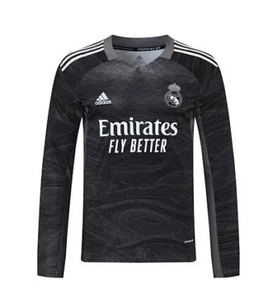 21-22 Real Madrid black goalkeeper long sleeve
