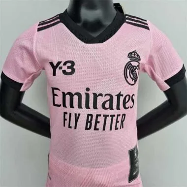 22-23 Real Madrid Y3 pink kids kit