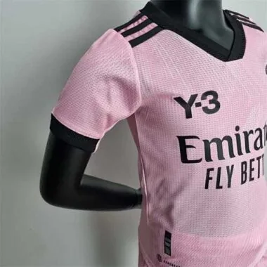 22-23 Real Madrid Y3 pink kids kit
