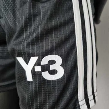 22-23 Real Madrid Y3 black kids kit