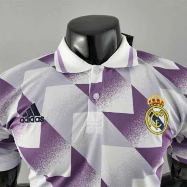 22-23 Real Madrid POLO purple-white