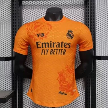 23-24 Real Madrid Special Edition Y3 Yellow Kit Player Version Shirt