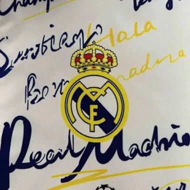 23-24 Real Madrid Trench Coat Reversible Windbreaker Double-Sides Jacket