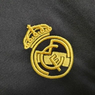23-24 Real Madrid Third Kit Long Sleeve Black Shirt