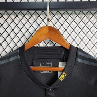 23-24 Real Madrid Third Kit Long Sleeve Black Shirt