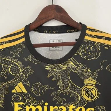 23-24 Real Madrid Special Edition Kit Golden Dragon Shirt
