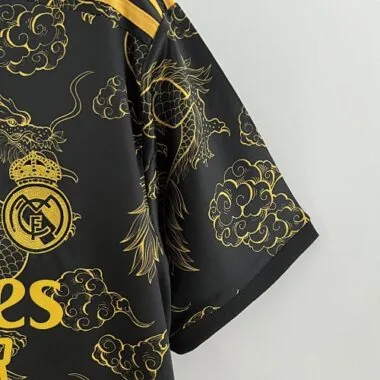 23-24 Real Madrid Special Edition Kit Golden Dragon Shirt