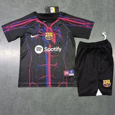 23-24 Barcelona Kids x Patta Culers del Món Special Edition Size16-28 Soccer Jersey Yupoo