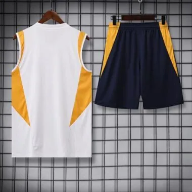 23-24 Real Madrid Training Suits White Vest Kit