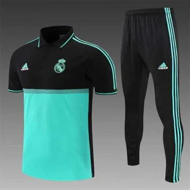 Polo del Real Madrid en verde fluorescente