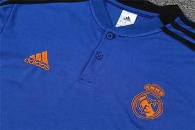 Real Madrid Polo color blue