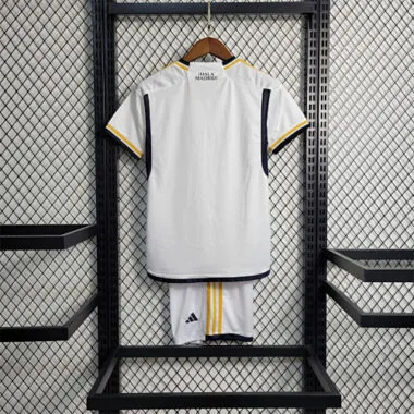 23-24 Real Madrid home kids kit