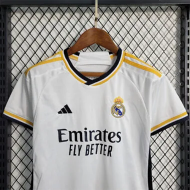 23-24 Real Madrid home kids kit