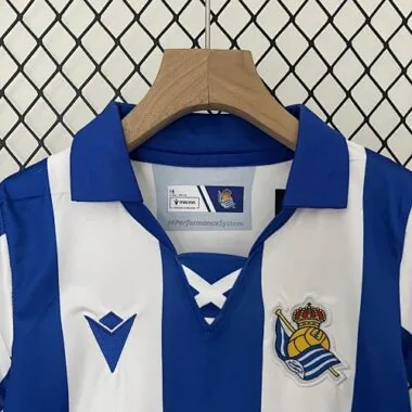 24-25 Real Sociedad Home Kid Kits Youth Apparels
