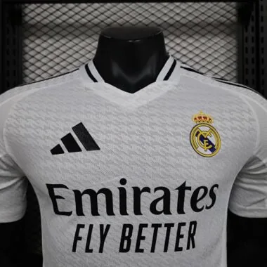 24-25 Real Madrid Home Kit Player Version Shirt S-5XL With All Kind of Badges