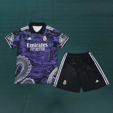 24-25 Real Madrid Specia Edition Kits Dragon Concept Blue Shirts