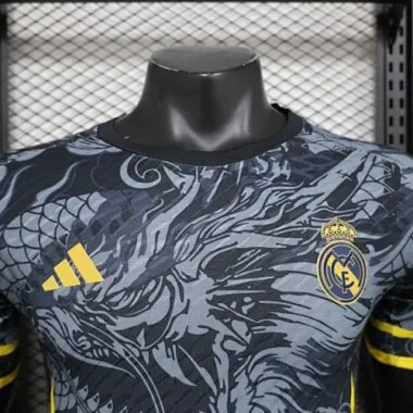 2024/25 Real Madrid Grey Dragon Special Edition Player Version Shirt