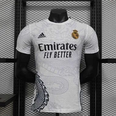 24-25 Real Madrid White Dragon Special Edition Player Version Shirt