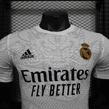 24-25 Real Madrid White Dragon Special Edition Player Version Shirt