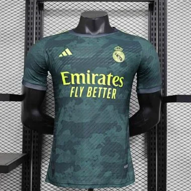 24-25 Real Madrid Special Edition Kit Green Player Version Shirt