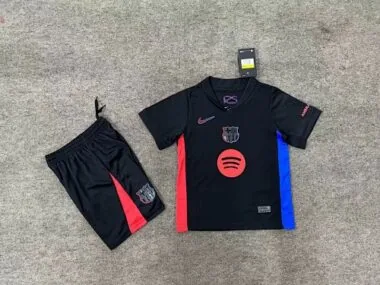 24-25 Barcelona Messi GRIEZMANN Away Kids Soccer Jerseys Yupoo